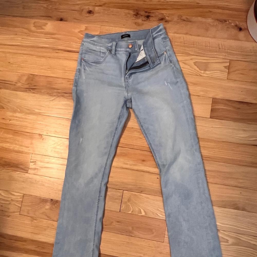 Express jeans skyscraper mid rise